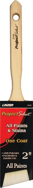 Linzer WC 2140-2 Paint Brush, 2 in W, 2-3/4 in L Bristle, Polyester Bristle, Sash Handle