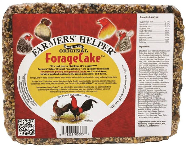 C&S Farmers' Helper CS06303 Bird Forage Cake, 2.5 lb Pack