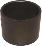 CANPLAS 103003RBC Repair Pipe Coupling, 3 in, Hub, ABS, Black, 40 Schedule