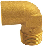 EPC 10156842 Pipe Elbow, 1/2 in, Sweat x MIP, 90 deg Angle, Copper