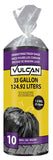 Vulcan FG-O3812-02 Trash Bag, 33 gal Capacity, Black