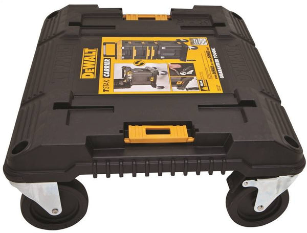 DeWALT TSTAK Series DWST17889 Tool Cart, 210 lb, 16.96 in OAW, 7.02 in OAH, 18.91 in OAD, Plastic, Black