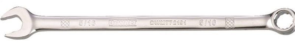 DeWALT DWMT72191OSP Combination Wrench, SAE, 5/16 in Head, 4-3/8 in L, 12-Point, Chrome, Comfort-Grip Handle