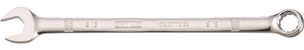 DeWALT DWMT72193OSP Combination Wrench, SAE, 3/8 in Head, 5-5/32 in L, 12-Point, Chrome, Comfort-Grip Handle