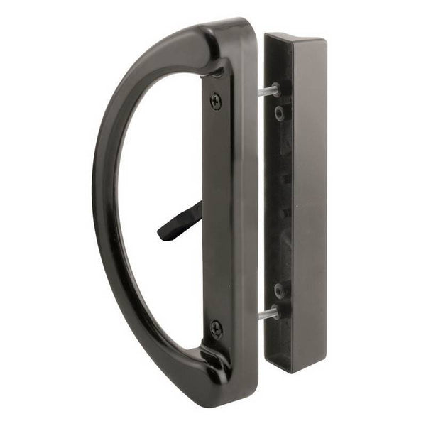 Prime-Line C 1224 Door Pull, 3-1/2 in W, 1-7/8 in D, Aluminum, Painted