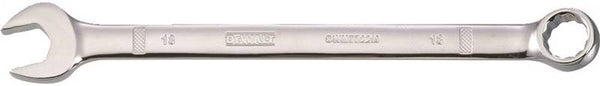 DeWALT DWMT72218OSP Combination Wrench, Metric, 17 mm Head, 8-31/32 in L, 12-Point, Chrome, Comfort-Grip Handle