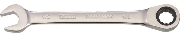 DeWALT DWMT72293OSP Combination Wrench, SAE, 1/2 in Head, 6-15/32 in L, Chrome, Comfort-Grip Handle