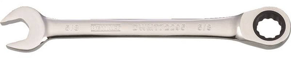 DeWALT DWMT72295OSP Combination Wrench, SAE, 5/8 in Head, 7-15/16 in L, Chrome, Comfort-Grip Handle