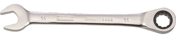 DeWALT DWMT72299OSP Combination Wrench, Metric, 11 mm Head, 5-25/32 in L, 12-Point, Chrome, Comfort-Grip Handle