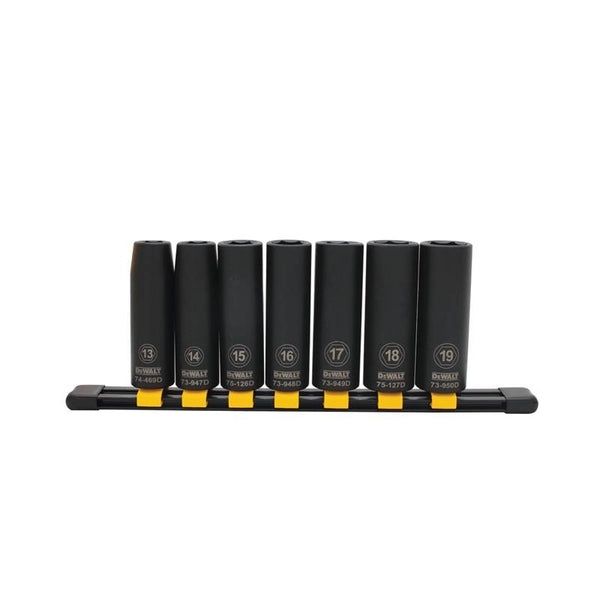 DeWALT DWMT74449OSP Socket Set, Specifications: 1/2 in Drive Size