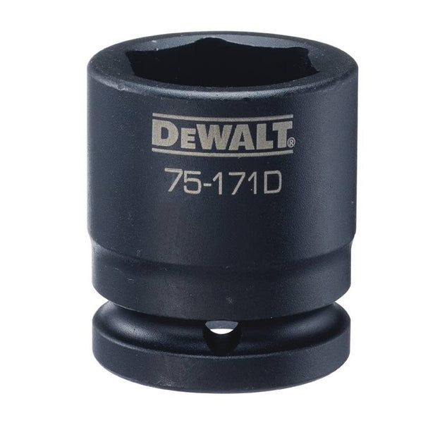 DeWALT DWMT75171OSP Impact Socket, 30 mm Socket, 3/4 in Drive, 6-Point, CR-440 Steel, Black Oxide