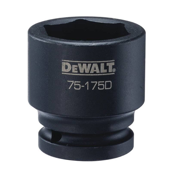 DeWALT DWMT75175OSP Impact Socket, 36 mm Socket, 3/4 in Drive, 6-Point, CR-440 Steel, Black Oxide