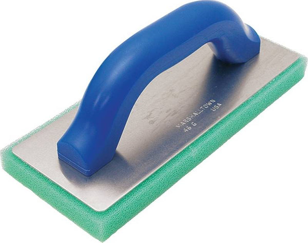 Marshalltown 46G Masonry Float, 9-1/2 in L Blade, 4 in W Blade, 3/4 in Thick Blade, Fine Cell Plastic Foam Blade