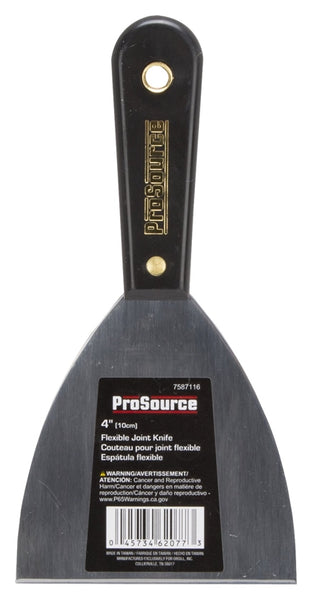 ProSource 010803L Scraper/Joint Knife, 4 in W Blade, 4 in L Blade, HCS Blade, Full-Tang Blade, Comfort-Grip Handle