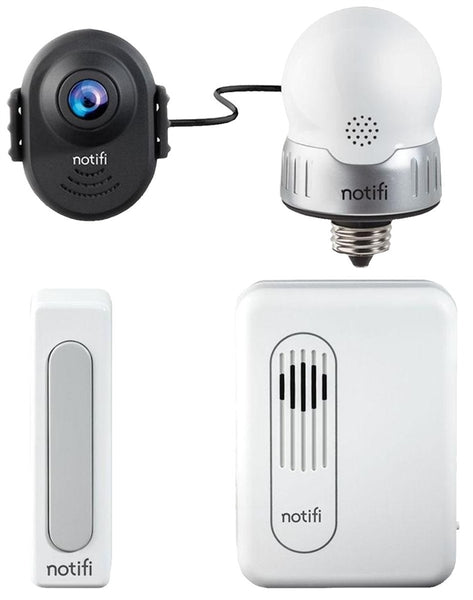 Heath Zenith SL-3010-00 Video Doorbell System, Wireless, Ding, Ding-Dong Tone, White