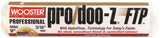 WOOSTER RR665-9 Paint Roller Cover, 3/16 in Thick Nap, 9 in L, Fabric Cover, White
