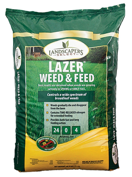 Landscapers Select LAZER 902729 Lawn Weed and Feed Fertilizer, 48 lb Bag