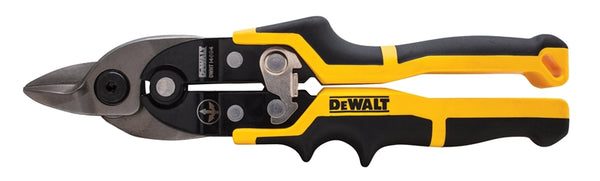 DeWALT DWHT14694 Aviation Snip, 9-1/4 in OAL, 1 in L Cut, Bullnose, Straight Cut, Chrome Vanadium Steel Blade