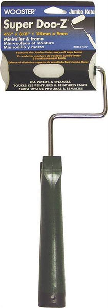 WOOSTER Jumbo-Koter SUPER DOO-Z RR113-4 1/2 Frame and Cover, 3/8 in Nap, Fabric Cover, Sher-Grip Handle
