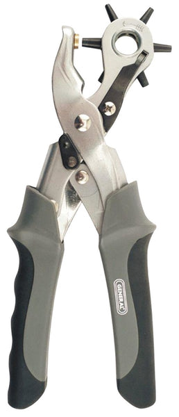 GENERAL 73 Punch Plier, 0.81 in OAL, Steel Body