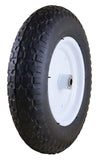 MTD 00270 Wheelbarrow Wheel, 14-1/2 in Dia Tire, Knobby Tread, Polyurethane Tire