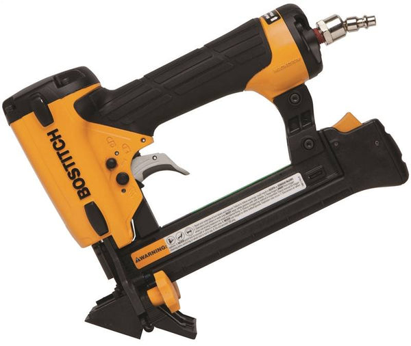 Bostitch LHF2025K Flooring Stapler, 1 in W Crown, 1 in L Leg, 100 Magazine