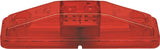 PM V169KR Marker Light Kit, 9 to 16 V, LED Lamp, Red Lens, Surface Mounting