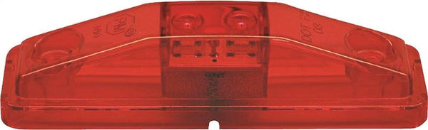PM V169KR Marker Light Kit, 9 to 16 V, LED Lamp, Red Lens, Surface Mounting