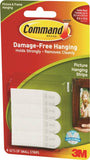 Command 17202 Picture Hanging Strips, 1 lb, Paper