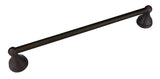 Boston Harbor Towel Bar, Oil-Rubbed Bronze, Surface Mounting, 18 in