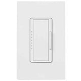 Lutron Maestro MACL-153MLRHW-WH C.L Dimmer Kit, 1.25 A, 120 V, 150 W, CFL, Halogen, Incandescent, LED Lamp, 3-Way