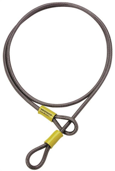 Schlage 820406 Flexible Cable Lock, 3/8 in Dia Shackle, Steel Body