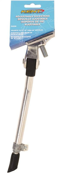 KENT 67501 Kickstand, Adjustable, For: 16 to 29 in Bicycles