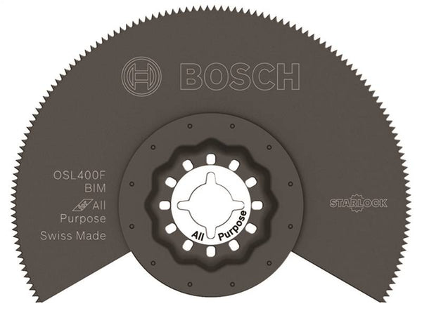 Bosch Starlock OSL400F Oscillating Saw Blade, 4 in, Bi-Metal