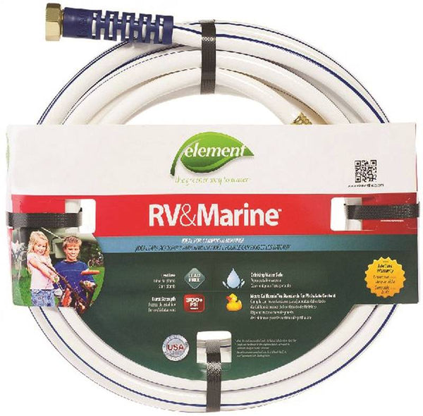 SWAN MRV58025 Water Hose, 5-8 in ID, 25 ft L, White