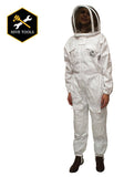 HARVEST LANE HONEY CLOTHSXL-101 Beekeeping Suit, XL, Zipper Closure, Polycotton