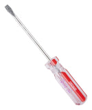 Vulcan TB-SD02 Screwdriver, 3/16 in Drive, Slotted Drive, 7 in OAL, 4 in L Shank, Plastic Handle, Transparent Handle