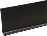 M-D 75457 Wall Base, 120 ft L, 4 in W, Vinyl, Black