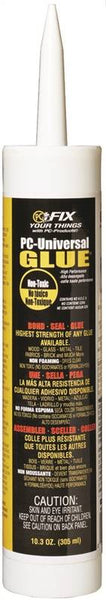 PROTECTIVE COATING PC-Universal Glue 810101 Adhesive, Milky White, 10.3 oz Cartridge