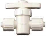 Flair-It 16879 Stop Valve, 3/8 in Connection, PEX, Plastic Body