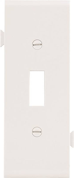 Eaton Wiring Devices STC1W Wallplate, 4-7/8 in L, 3.12 in W, 1 -Gang, Polycarbonate, White, High-Gloss