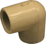 NIBCO T00100D Pipe Elbow, 1/2 in, Female x Solvent Weld, 90 deg Angle, CPVC, 40 Schedule, 140 psi Pressure