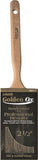 Linzer WC 2462-2.5 Paint Brush, 2-1/2 in W, 2-3/4 in L Bristle, Very Fine China Bristle, Flat Sash Handle