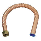 BrassCraft Copper-Flex Series WB034-24N Water Heater Connector, 3/4 in, FIP x Sweat, Copper, 24 in L