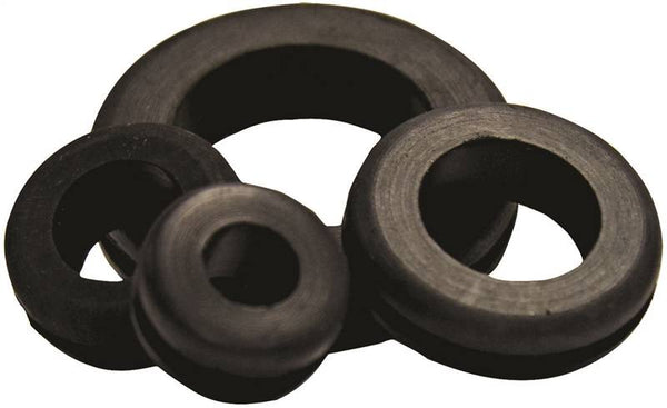 GB GHG-1538 Hole Grommet, Vinyl, Black