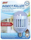 Pic IKC Insect Killer Bulb, 120 V, 65 W, LED Lamp, Ivory