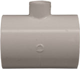 LASCO 402247BC Reducing Pipe Tee, 2 x 1/2 in, Slip x FIP, PVC, SCH 40 Schedule