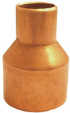 EPC 101R Series 30738 Reducing Pipe Coupling with Stop, 1 x 1/2 in, Sweat