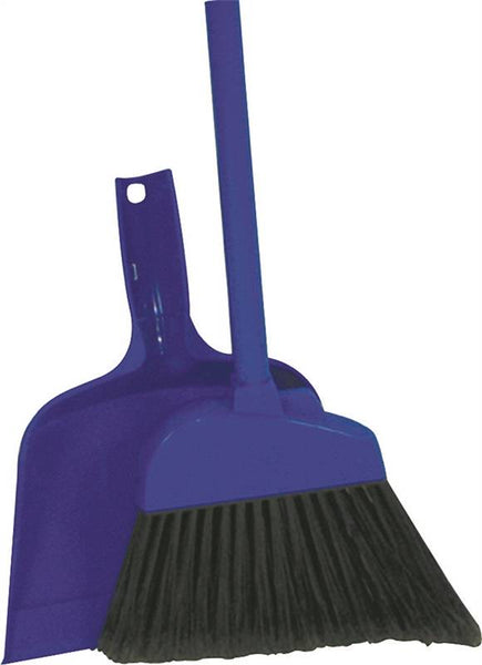 Quickie 700-409TRI Angle Broom, 10 in Sweep Face, Polypropylene Bristle, Steel Handle