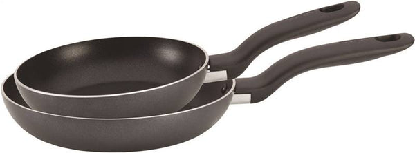 T-fal B167S284 Saute Pan Cookware Set, Aluminum, Gray, Ergonomic Handle